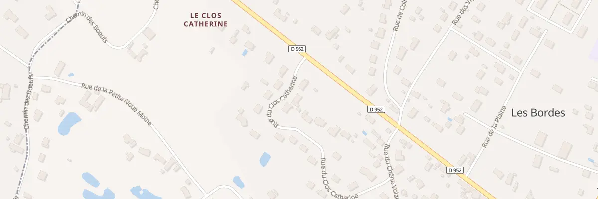 Plan du 20 Le Clos Catherine aux Bordes