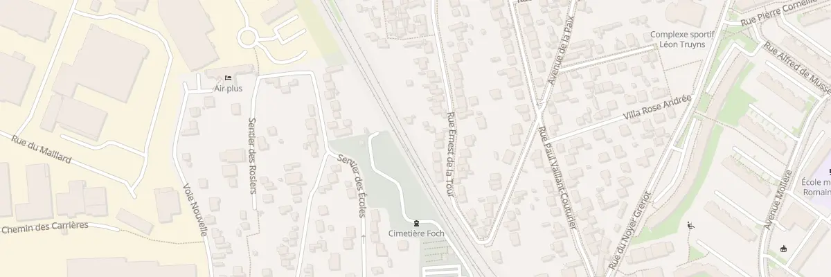 Plan du 15 Rue Ernest de la Tour à Orly
