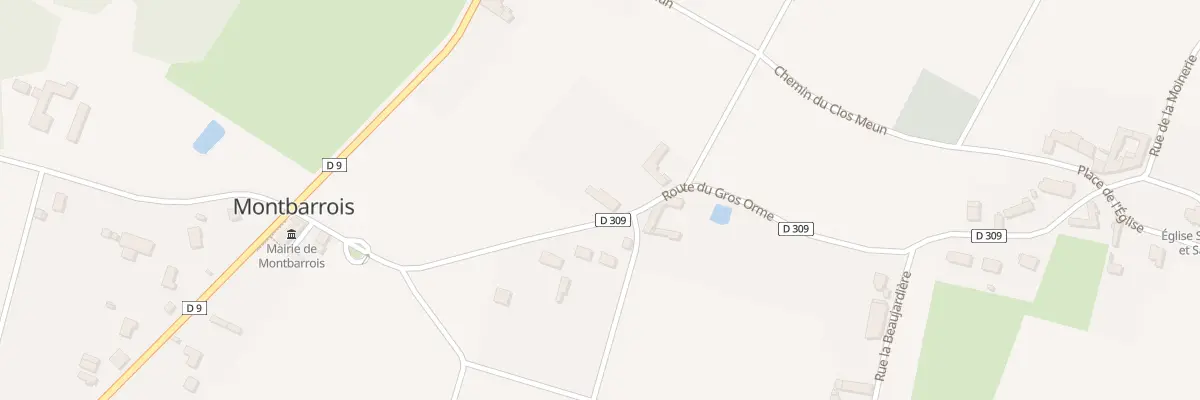 Plan du 5 Rte du Gros Orme à Montbarrois