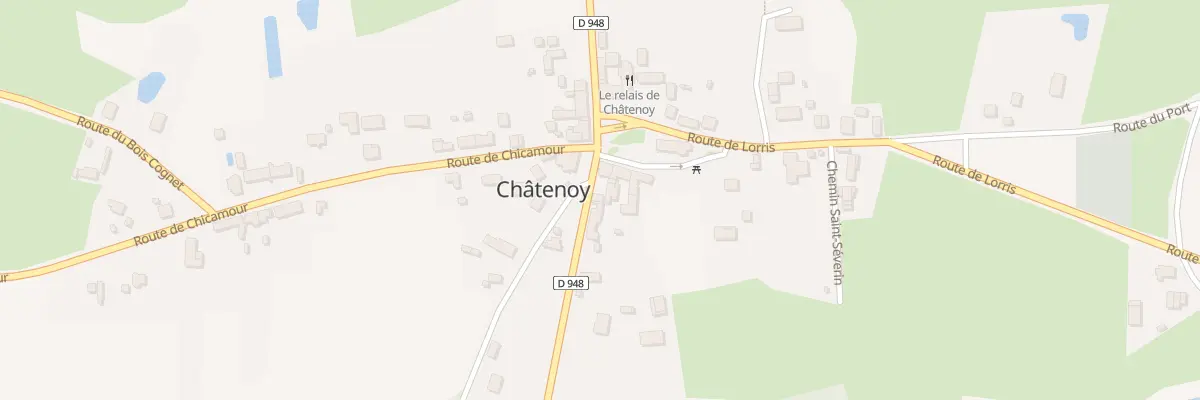 Plan du 3 Rte de Sully à Châtenoy
