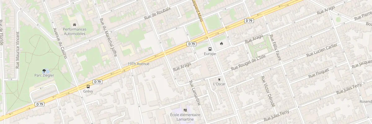 Plan du 33 Rue Arago à Dunkerque
