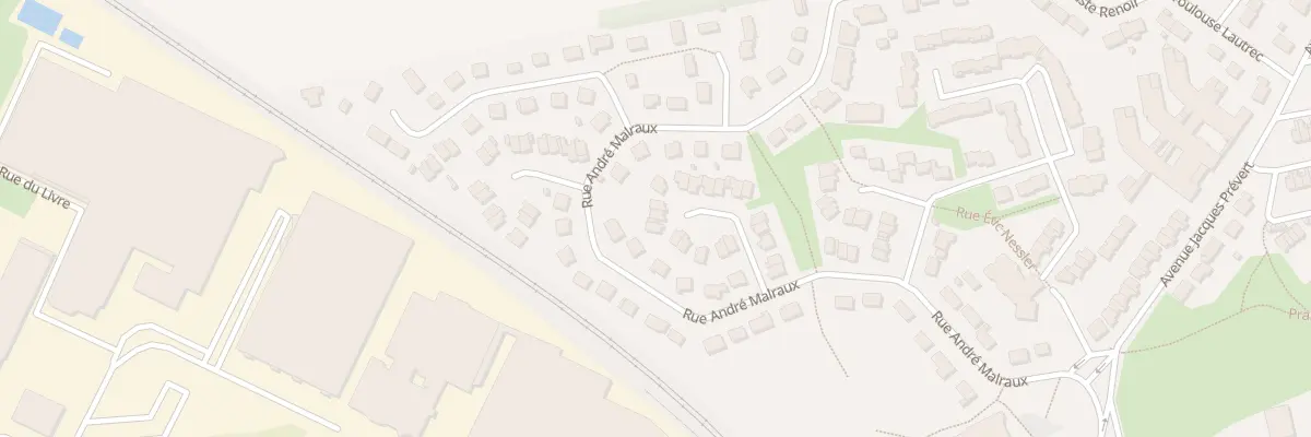Plan du 44 Rue André Malraux au Malesherbois