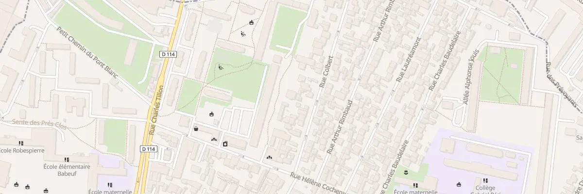 Plan du 21 Rue Colbert à Aubervilliers
