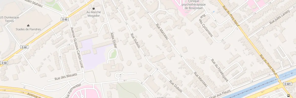 Plan du 53 Rue Napoléon Dubois à Dunkerque