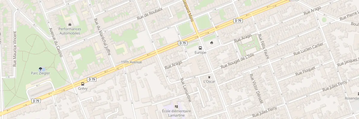 Plan du 41 Rue Arago à Dunkerque