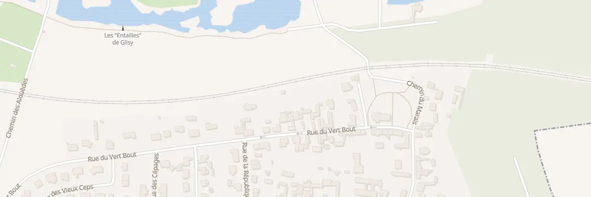 Plan du 10 Rue du Vert Bout à Glisy