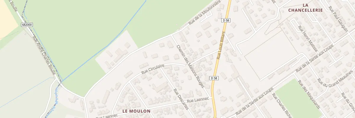 Plan du 25 Rue Circulaire à Bourges