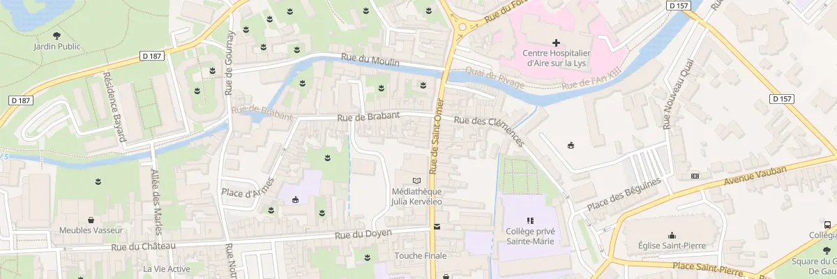 Plan du 45 Rue de Saint-omer à Aire-sur-la-Lys