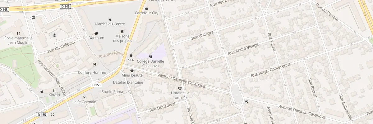 Plan du 42 Rue André Visage à Vitry-sur-Seine