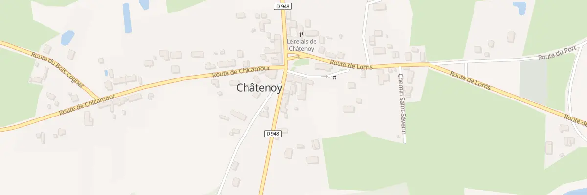 Plan de Rte de Sully à Châtenoy