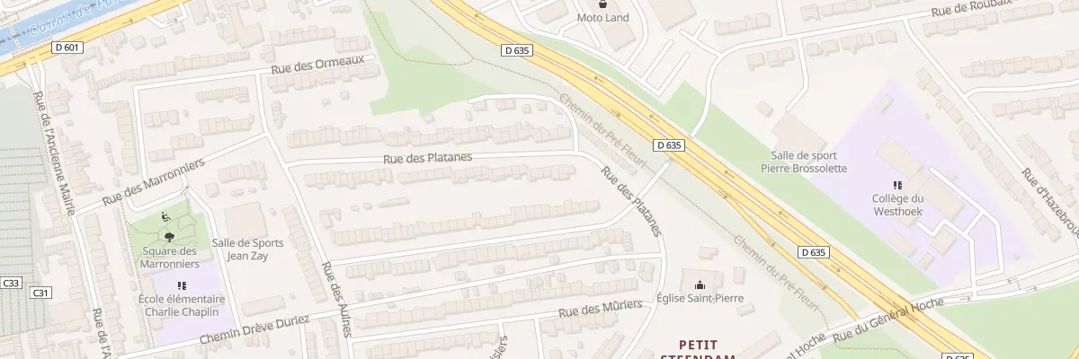 Plan du 22 Rue des Platanes à Coudekerque-Branche