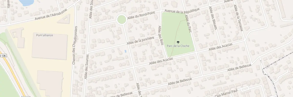 Plan du 5 All de la Jonchère à Orly
