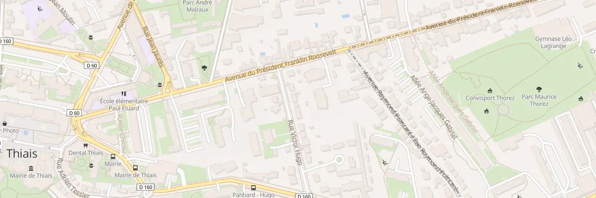 Plan du 90 Rue Victor Hugo à Thiais