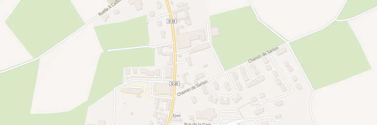 Plan du 16 Pte de Doullens à Beauquesne