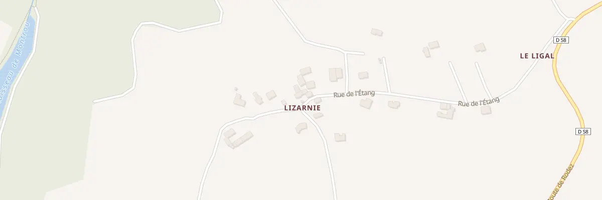 Plan du 5166 Lizarnie à Quins