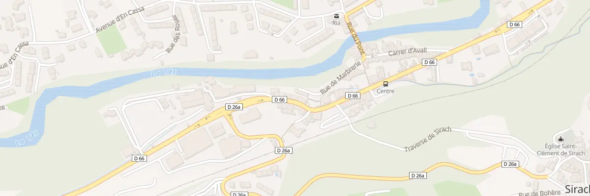 Plan du 84 Rte Nationale à Ria-Sirach