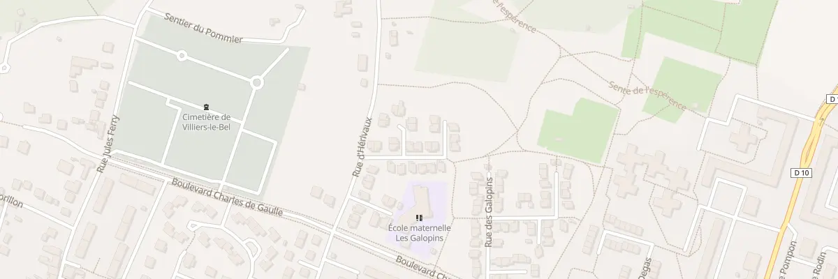 Plan du 7 Imp les Coutances à Villiers-le-Bel