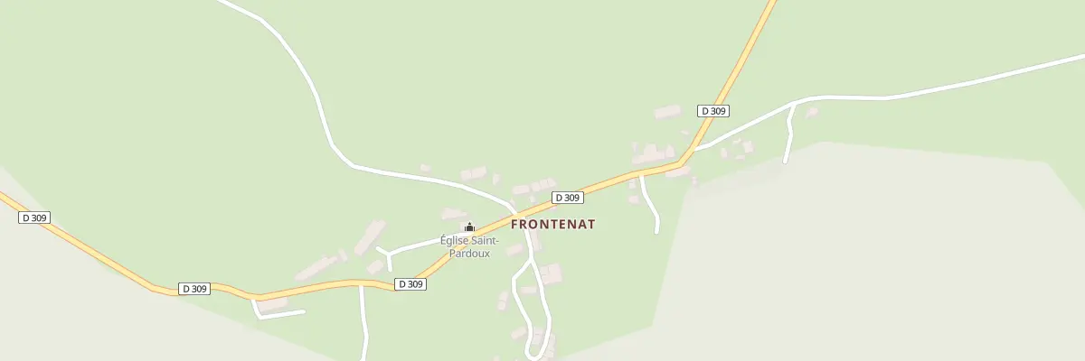 Plan du 5106 Frontenat à Archignat
