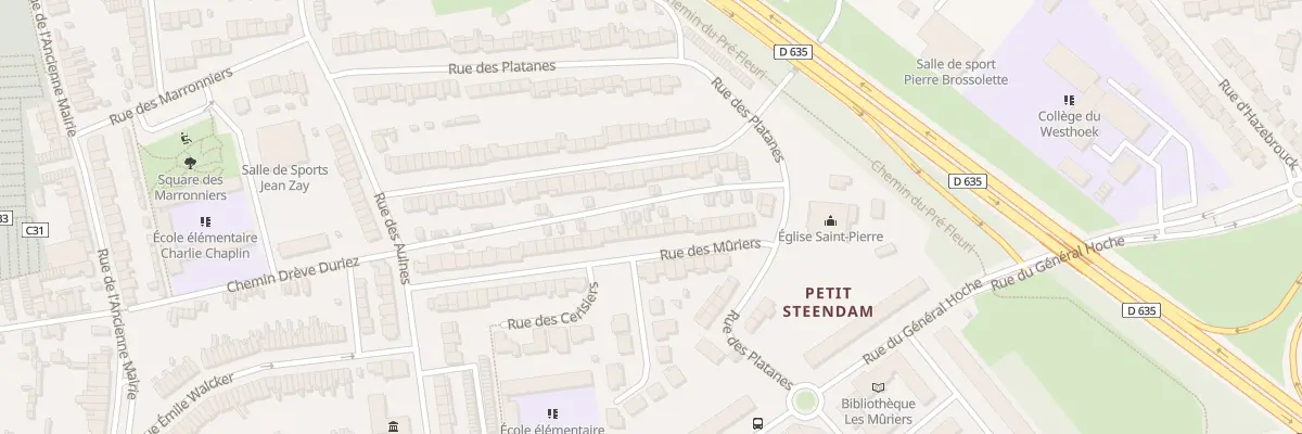 Plan du 19 Rue des Muriers à Coudekerque-Branche
