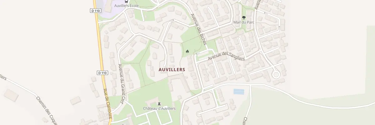 Plan du 13 Av des Biches à Neuilly-sous-Clermont