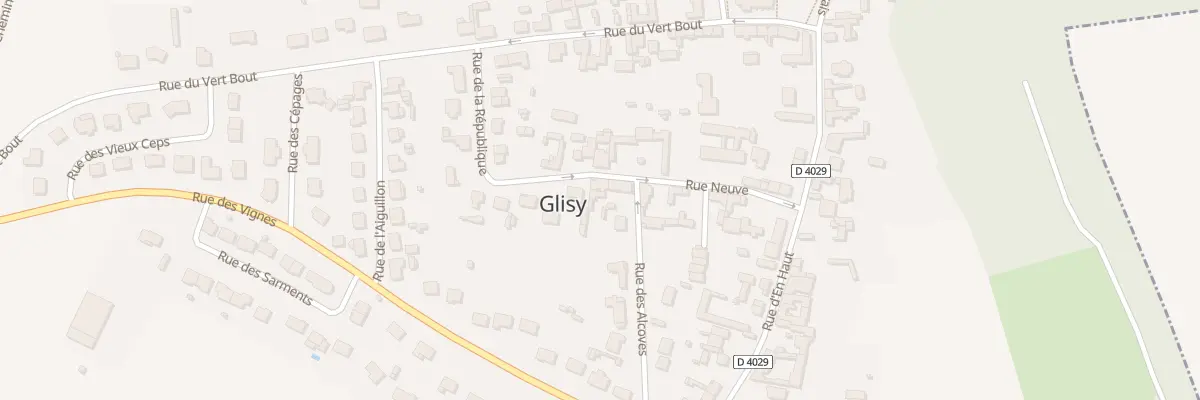 Plan du 17 Rue Neuve à Glisy