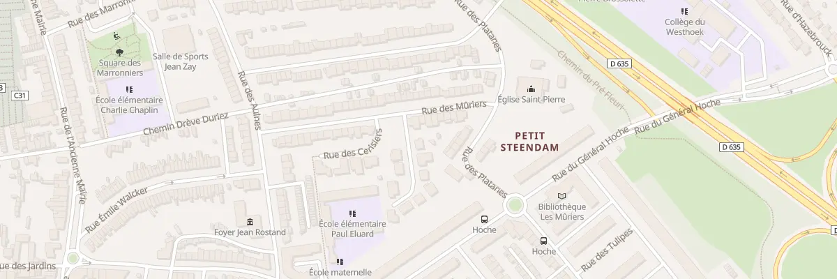 Plan du 1 Rue de la Commune de Paris à Coudekerque-Branche
