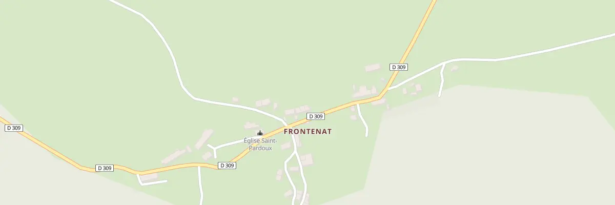 Plan du 5105 Frontenat à Archignat