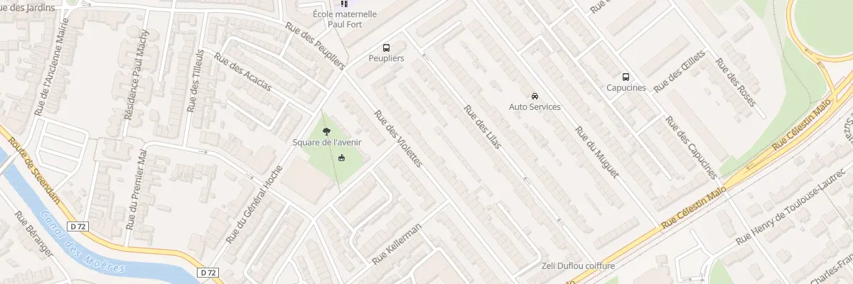 Plan du 50 Rue des Violettes à Coudekerque-Branche
