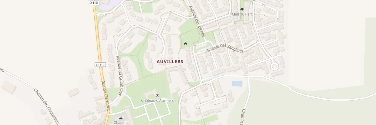 Plan du 9 Av des Biches à Neuilly-sous-Clermont