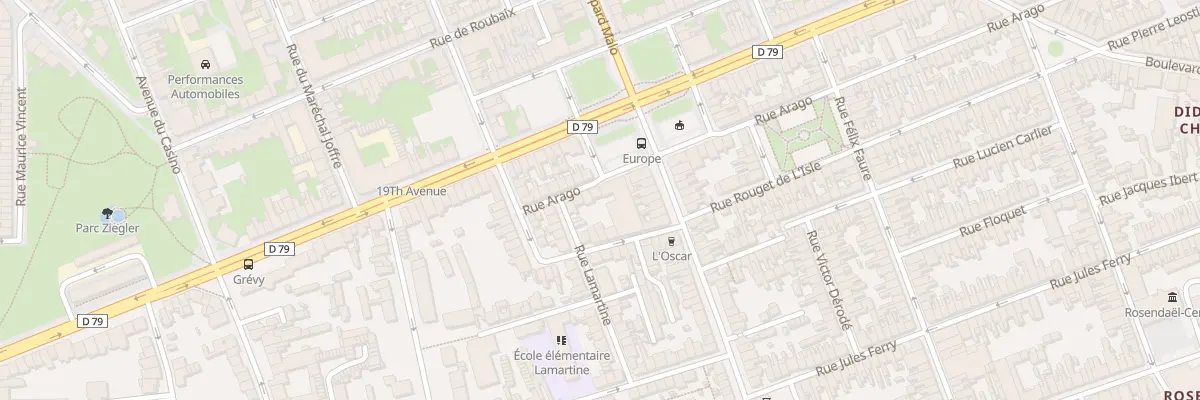 Plan du 54 Rue Arago à Dunkerque