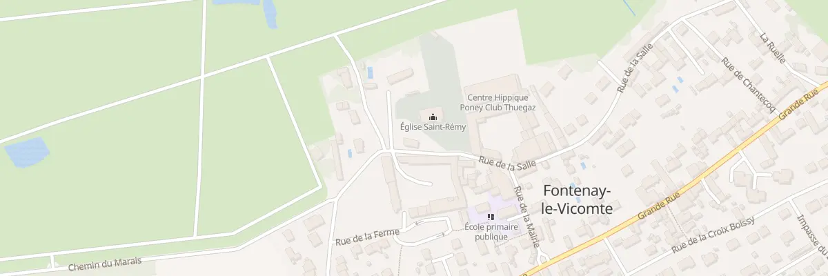 Plan du 29 Rue de la Salle à Fontenay-le-Vicomte