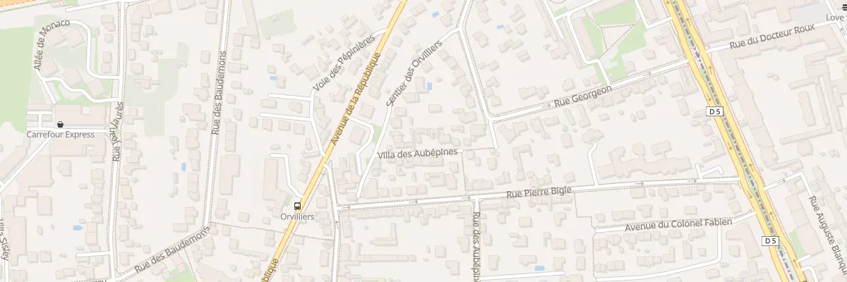 Plan du 12 Rue des Aubépines à Thiais