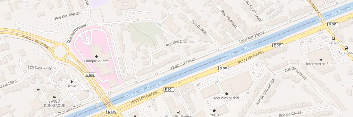 Plan du 509 Quai aux Fleurs à Dunkerque