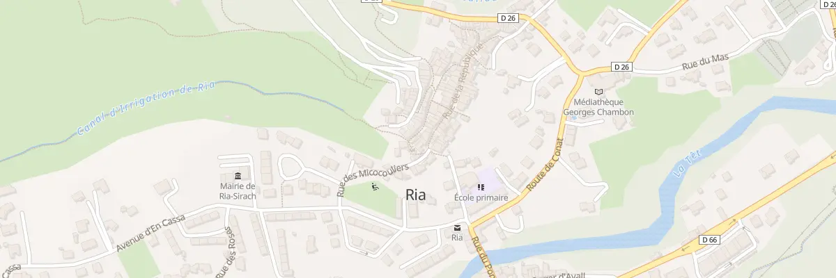 Plan du 5 Rue de la Llisse à Ria-Sirach