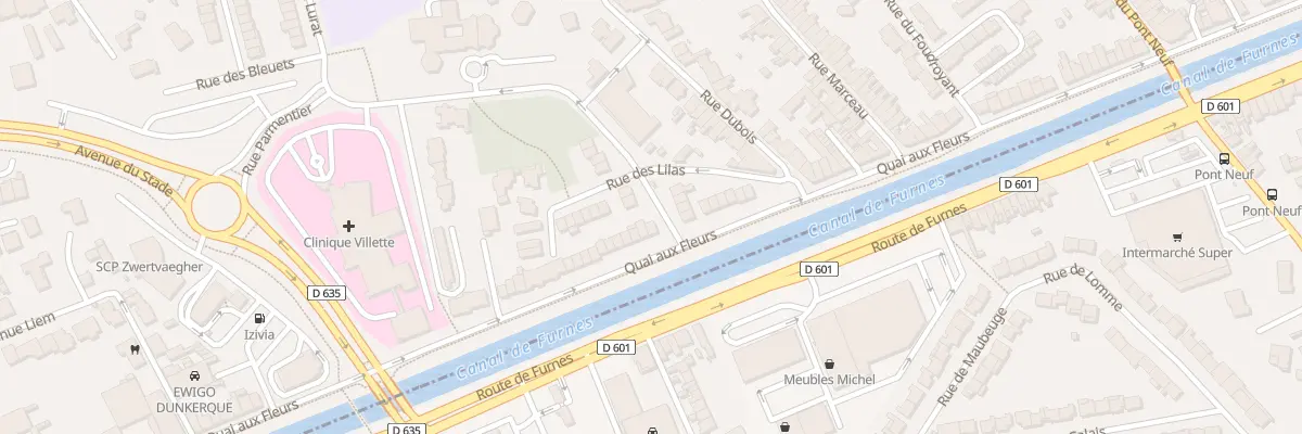 Plan du 515 Quai aux Fleurs à Dunkerque
