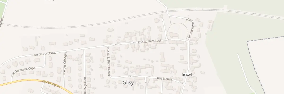 Plan du 21 Rue du Vert Bout à Glisy