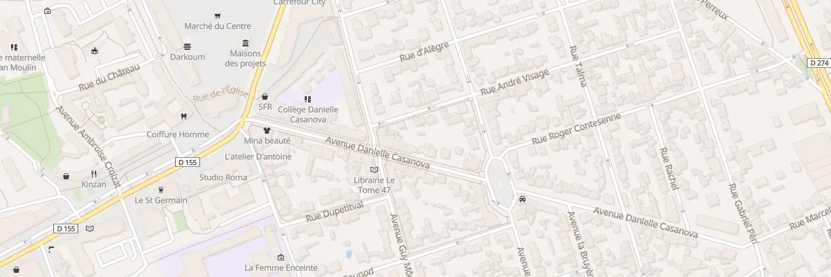 Plan du 48 Av Danielle Casanova à Vitry-sur-Seine