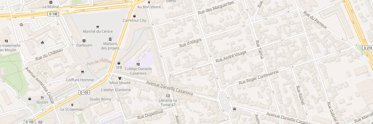 Plan du 40 Rue André Visage à Vitry-sur-Seine
