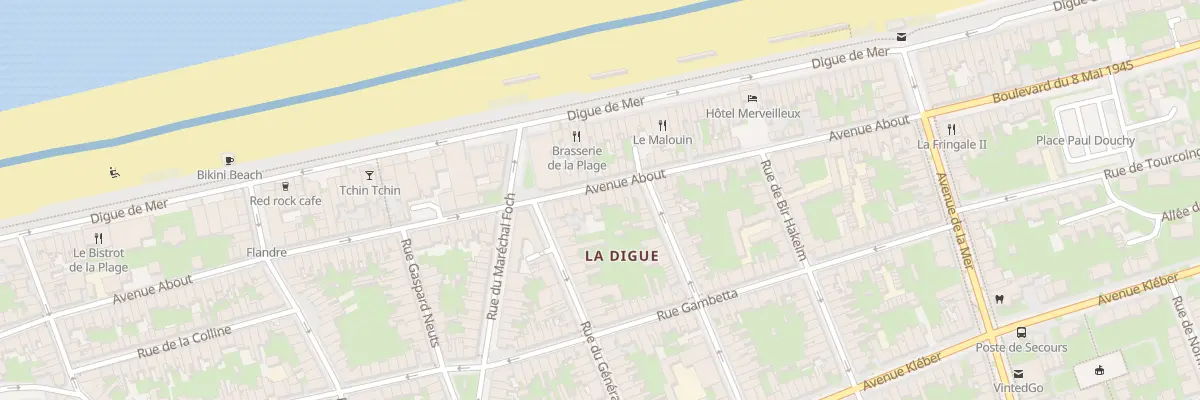 Plan du 166 Av About à Dunkerque