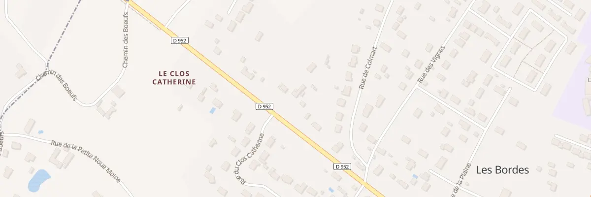 Plan du 6 Rte d’Orléans aux Bordes