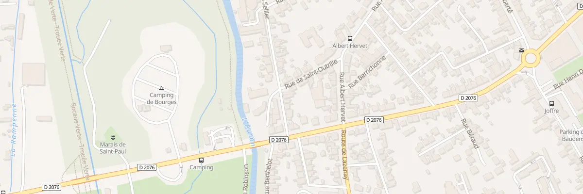 Plan du 77 Rue Henri sellier à Bourges