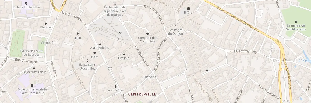 Plan du 5A Rue de la Grosse Armée à Bourges