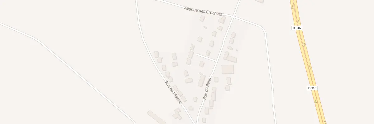 Plan du 101T Rue de Paris au Mesnil-Aubry