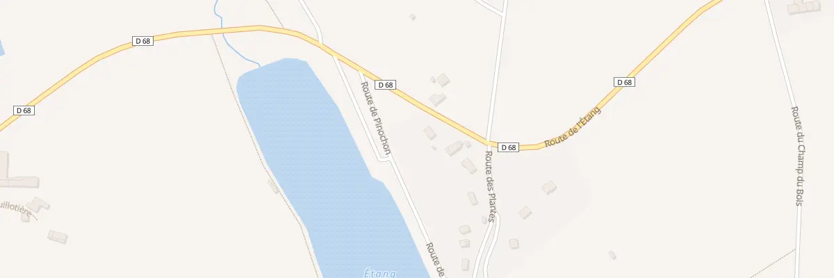 Plan du 1341 Rte de l’Etang à Saint-Martin-d’Auxigny