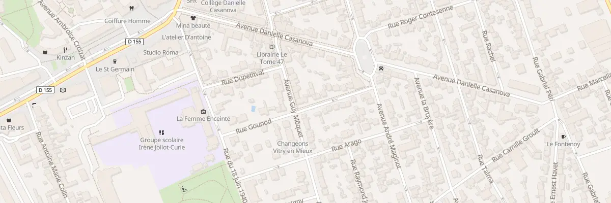 Plan du 42 Av Guy Môquet à Vitry-sur-Seine