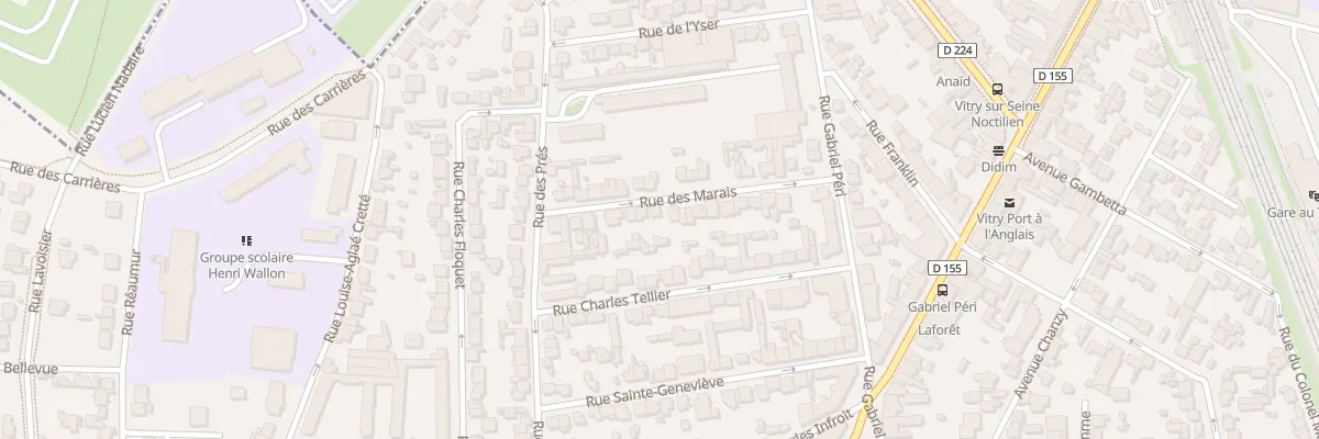 Plan du 23B Rue des Marais à Vitry-sur-Seine