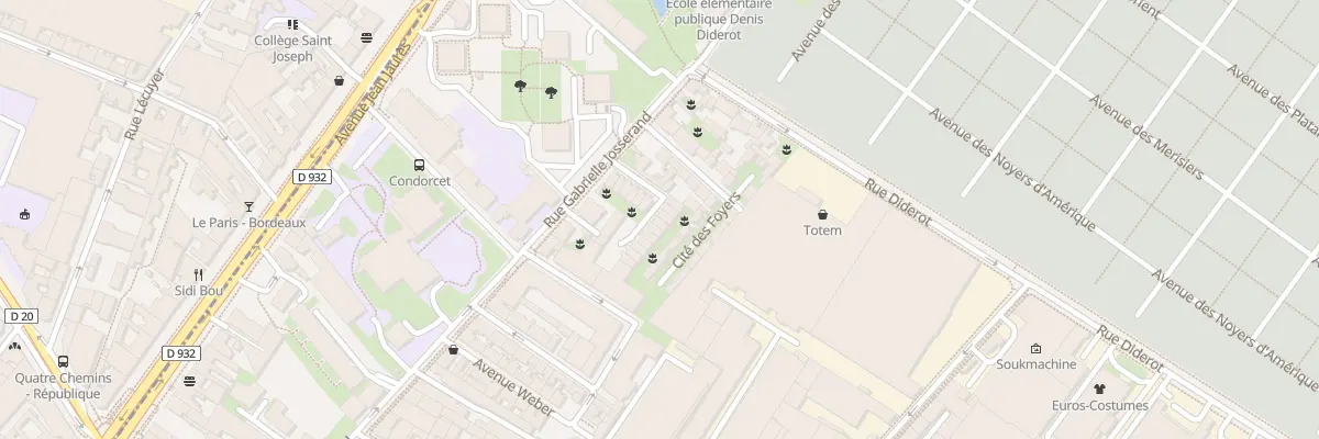 Plan du 48 Rue Gabrielle Josserand à Pantin
