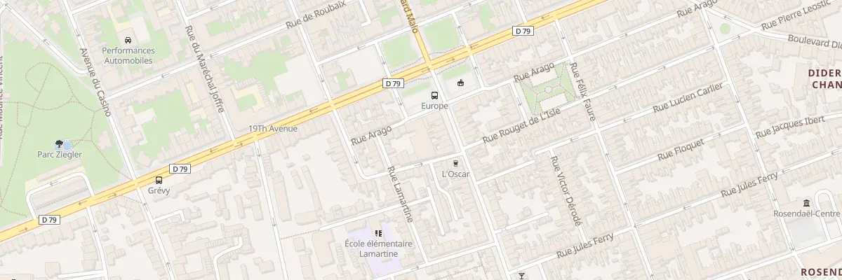 Plan du 66 Rue Arago à Dunkerque