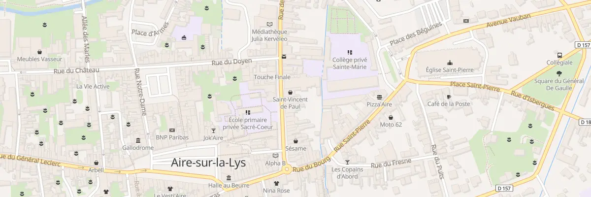 Plan du 32 Rue de Saint-omer à Aire-sur-la-Lys