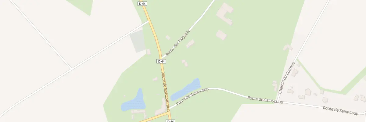 Plan du 2 Rte de Boiscommun à Montliard